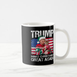 Mug Rendre à Noël sa grandeur Père Noël Trump Usa Drap