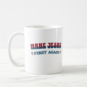 Mug Rendre Jésus à nouveau foi chrétienne Politique