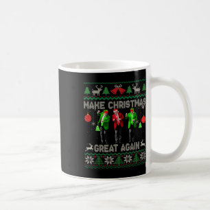 Mug Rendre la fête à la grandeur Père Noël Trump Dance