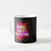 Mug Rendre la laideur intéressante (Devant gauche)