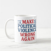 Mug Rendre la violence politique incorrecte (Gauche)