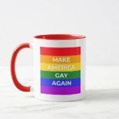 Mug Rendre l'Amérique gay (Gauche)