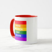 Mug Rendre l'Amérique gay (Devant gauche)