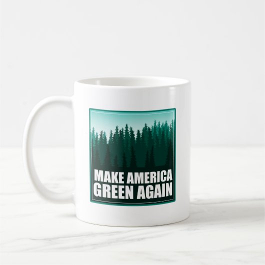 Mug Rendre l'Amérique verte (Gauche)