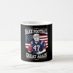 Mug Rendre le football génial à nouveau drapeau vintag