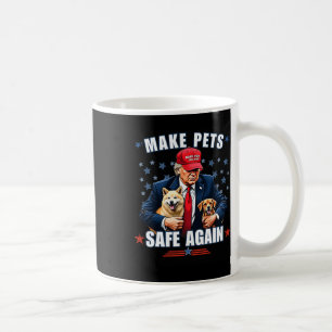Mug Rendre les animaux sûrs à nouveau Funny Pro Trump 