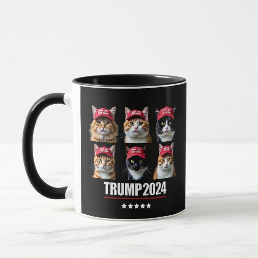 Mug Rendre les chats en sécurité à l'élection de Maga  (Gauche)