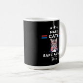 Mug Rendre les chats en sécurité encore une fois Funny (Devant droit)