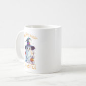 Mug Rendre les cheveux botieux drôle Fantôme effrayant (Devant gauche)