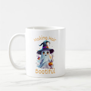Mug Rendre les cheveux botieux drôle Fantôme effrayant