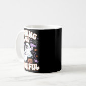 Mug Rendre les cheveux botieux Halloween Éffrayants fa (Devant gauche)