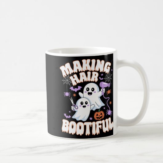 Mug Rendre les cheveux botieux Halloween Éffrayants fa (Droite)