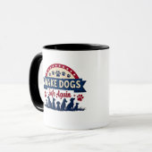 Mug Rendre les chiens sûrs à nouveau Trump Election (Devant gauche)