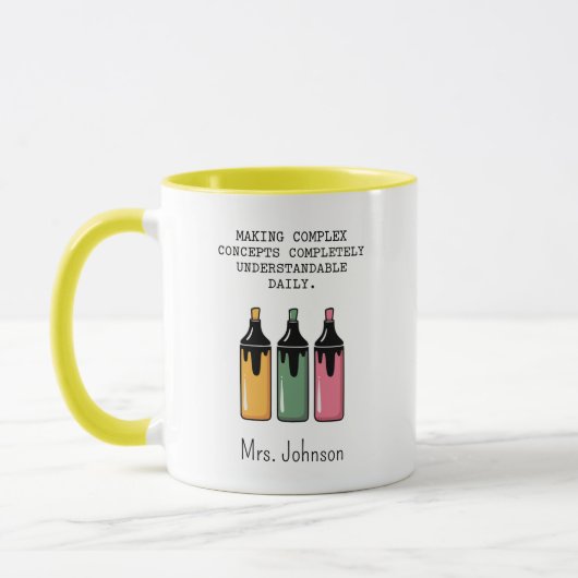 Mug Rendre les concepts complexes complètement compréh (Gauche)