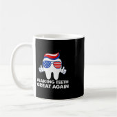 Mug Rendre les dents à nouveau génial Drôle de cheveux (Gauche)