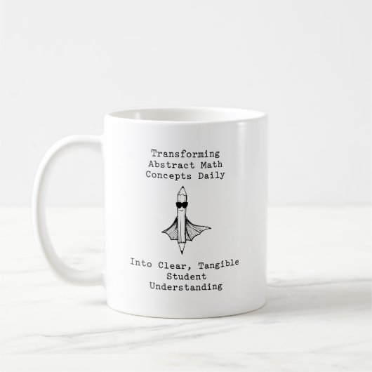 Mug Rendre les mathématiques abstraites claires : comp (Gauche)