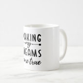 Mug Rendre mes rêves réels (Devant droit)