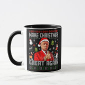 Mug RENDRE NOËL GRAND | Trump Black (Gauche)