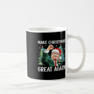 Mug Rendre Noël super à nouveau drôle Père Noël Trump