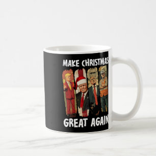 Mug Rendre Noël super à nouveau drôle Père Noël Trump 