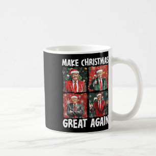 Mug Rendre Noël super à nouveau drôle Père Noël Trump