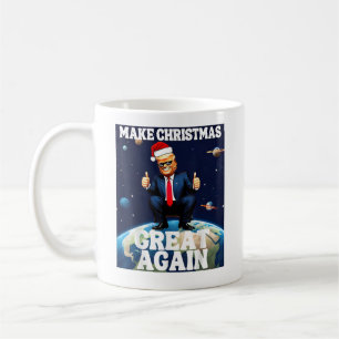 Mug Rendre Noël super à nouveau Noël Noël drôle Trump