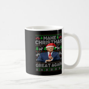 Mug Rendre Noël super encore amusant Trump Santa Hat X