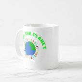 Mug Rendre notre planète grande (Devant gauche)