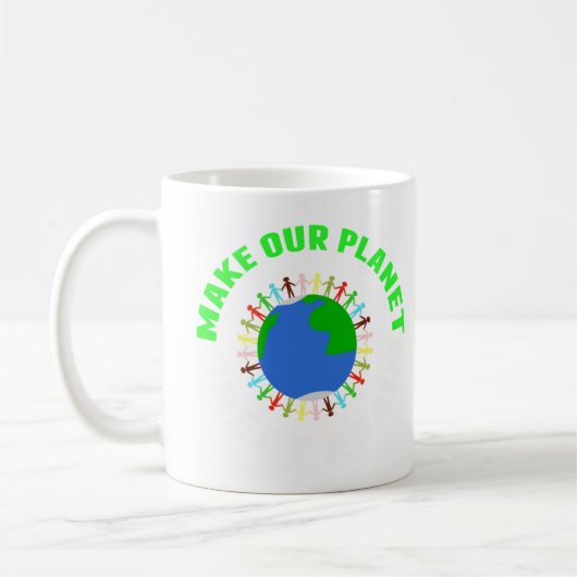 Mug Rendre notre planète grande (Gauche)