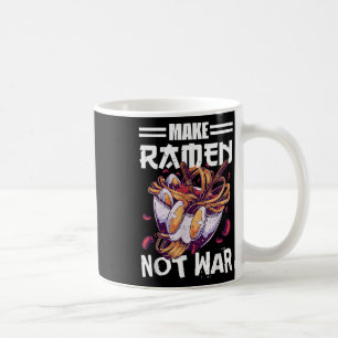 Mug Rendre Ramen pas guerre drôle Citation de nourritu