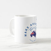Mug Rendre sa grandeur à l'Australie (Devant gauche)