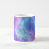 Mug Rendu Abstrait de brume cosmique (Centre)