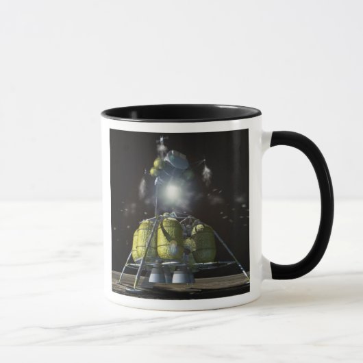 Mug Rendu d'artiste d'un nouveau vaisseau spatial à la (Droite)