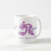 Mug Renée ou R nom initial signifiant muqueuse d'art r (Devant droit)
