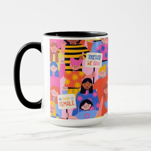 Mug Renforcement de la résistance des femmes (Gauche)