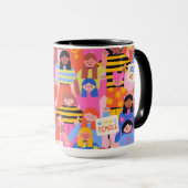 Mug Renforcement de la résistance des femmes (Devant droit)