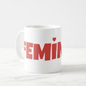 Mug Renforcement de l'autonomisation des femmes fémini (Devant gauche)
