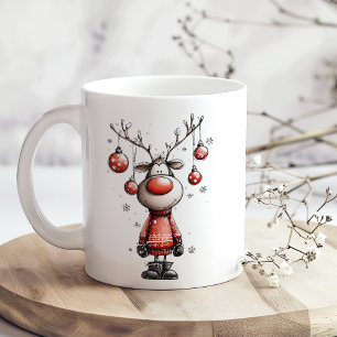 Mug Renne Amusant – Oh Cerf de Noël !