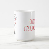 Mug Renne Amusant – Oh Cerf de Noël ! (Centre)