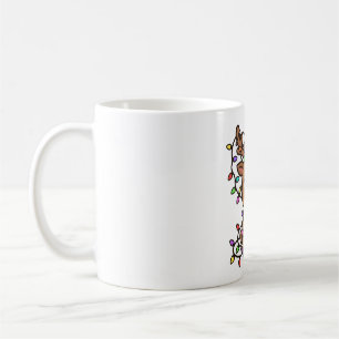 Mug Renne aux Guirlandes de Noël Emmêlées Art de Fêtes