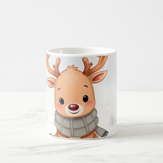 Mug renne bébé kawaii (Centre)