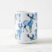 Mug Renne Bleu de Noël (Centre)