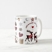 Mug Renne de Luxe Maman & Bébé "Amour à Chaque Petit (Devant droit)