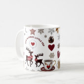 Mug Renne de Luxe Maman & Bébé "Amour à Chaque Petit (Devant gauche)