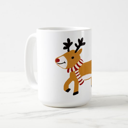 Mug Renne de Noël (Devant gauche)