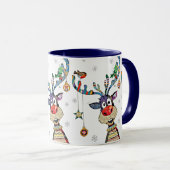 MUG RENNE DE NOËL LE PLUS MIGNON (Devant droit)