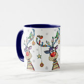 MUG RENNE DE NOËL LE PLUS MIGNON (Devant gauche)