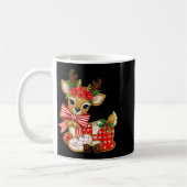 Mug Renne Patchwork Noël Fille Prépa Noël Fêtes (Gauche)