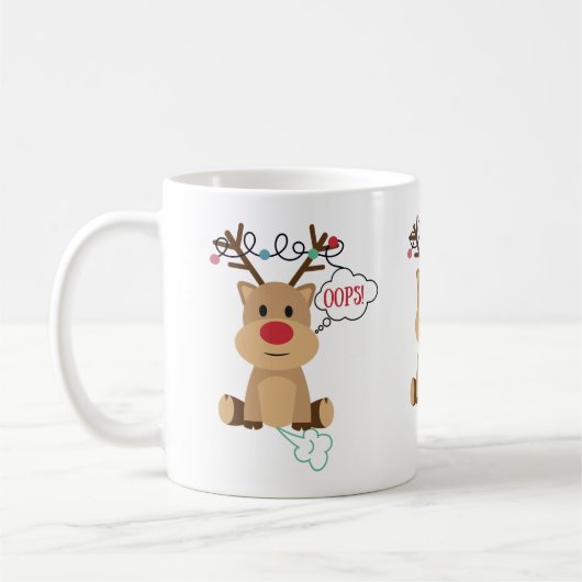 Mug Renne qui péte mignon (Gauche)