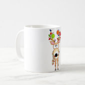 Mug Renneau de Noël de pickleball (Devant gauche)